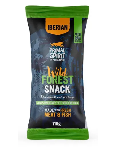 PRIMAL SPIRIT Snack pentru Caini Iberian Wild Forest 110 g