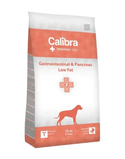 CALIBRA Veterinary Diet Dog Gastrointestinal & Pancreas Low Fat 12 kg dieta caini