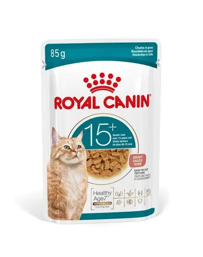 ROYAL CANIN Ageing 15+ Gravy 12x85 g hrana in sos pisici senior peste 15 ani