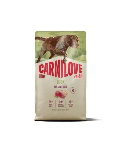 CARNILOVE True Fresh Dog Duck Adult 4 kg hrana cu rata pentru caini adulti