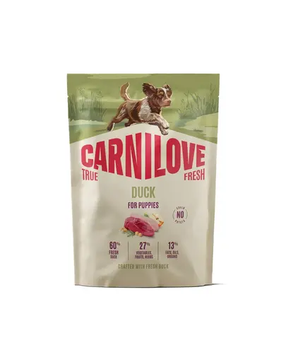 CARNILOVE True Fresh Dog Duck Puppies 1,5 kg hrana cu rata pentru catei