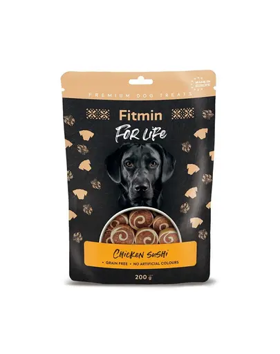 FITMIN For Life Chicken Sushi sushi cu pui 200 g recompensa pentru caini