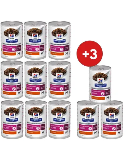 HILL'S Prescription Diet Canine Gastrointestinal Biome 9+3 CADOU hrana caini probleme digestive, cu pui