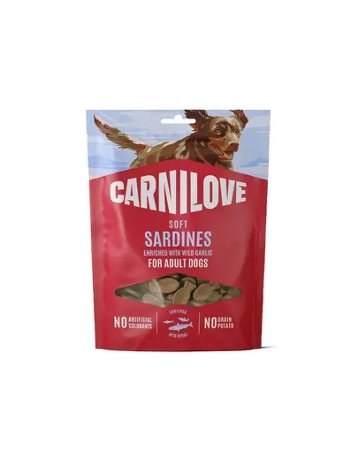 CARNILOVE Soft Snack Sardines gustare moale pentru caini, cu sardine 200 g