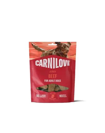 CARNILOVE Jerky Snack Beef Fillet recompense din carne pentru caini 100 g