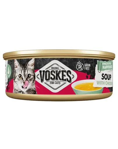 Supa pentru pisici cu pui, pentru hidratare VOSKES Soup with Chicken 50 g