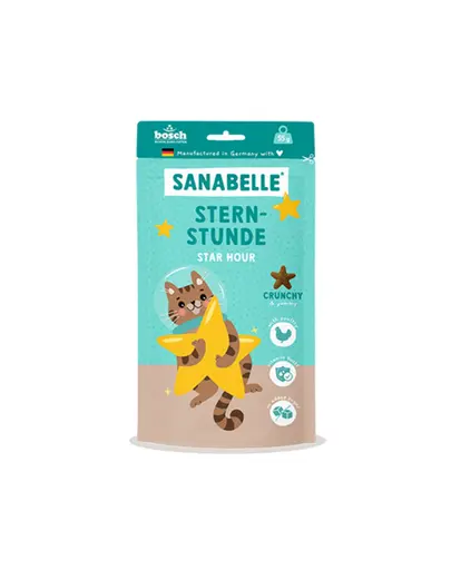 SANABELLE Star Hour recompense crocante pentru pisici 55 g cu pasare