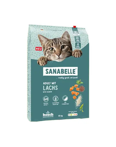 SANABELLE Classic Adult cu somon hrana pisici adulte 10 kg