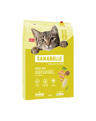 SANABELLE Classic Adult hrana pentru pisici adulte cu pasare 10 kg