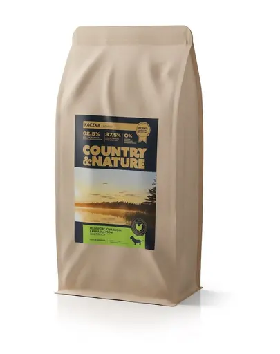 COUNTRY&NATURE Duck with Turkey Recipe 9kg alimente hipoalergenice pentru caini, cu rata si curcan