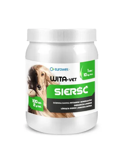 EUROWET Wita-Vet vitamine pentru piele si blana caini 100 tablete