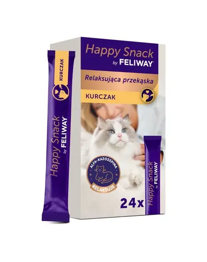 Recompensa pentru relaxare pisici FELIWAY Happy Snack 24x15 g cu pui