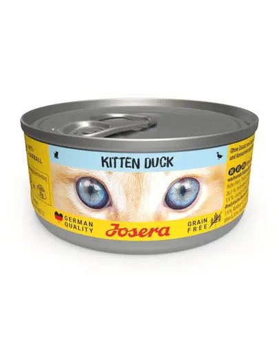 JOSERA Kitten Duck 85 g cu rata hrana umeda pentru pisoi