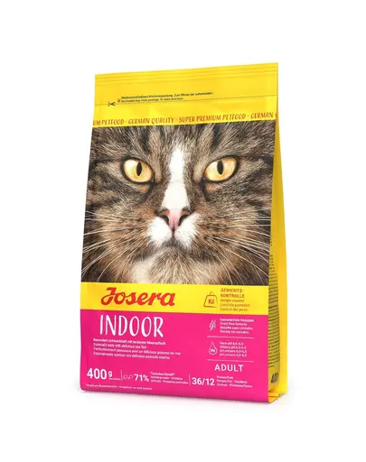 JOSERA Indoor Cat 400 g cu peste hrana pisici de interior si sterilizate