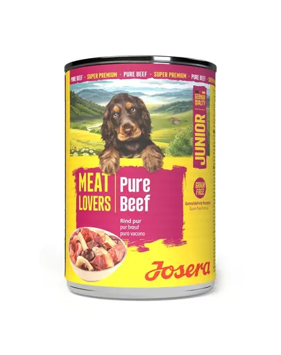 JOSERA Meat Lovers Junior Pure Beef 400 g hrana catei, cu vita