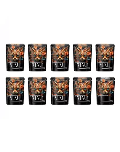 MAU Pate & Filet Rata cu merisoare si melisa 10x85 g hrana umeda pentru pisici sterilizate