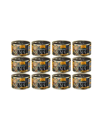 MAU Pate & Filet Curcan cu unt de arahide 12x185 g hrana umeda pentru pisici