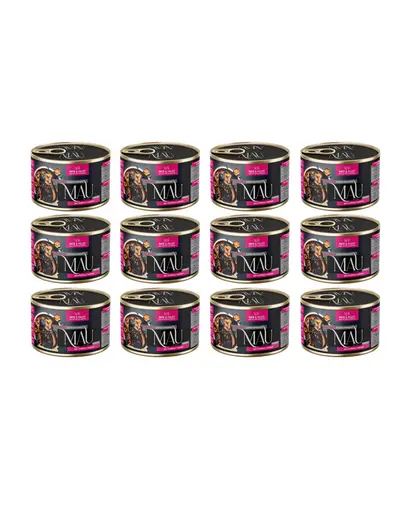 MAU Pate & Filet Rata cu iepure si zmeura 12x185 g hrana umeda pentru pisici sterilizate