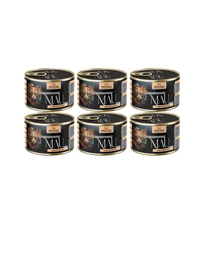 MAU Pate & Filet Rata cu merisoare si melisa 6x185 g hrana umeda pentru pisici sterilizate