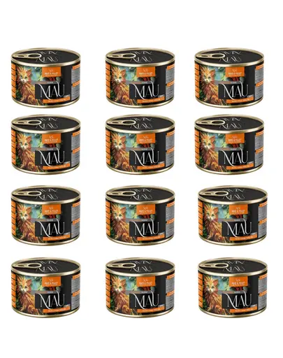 MAU Pate & Filet Rata cu mango si macese 12x185 g hrana umeda pentru pisoi