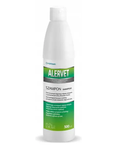 EUROWET Alervet sampon calmant pentru caini si pisici 500 ml