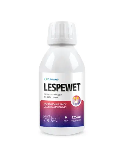 EUROWET Lespewet preparat sustinere sistem urinar la caini si pisici 125 ml