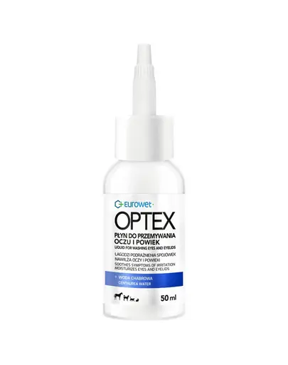 EUROWET Optex solutie pentru curatarea ochilor si pleoapelor la caini si pisici, 50 ml