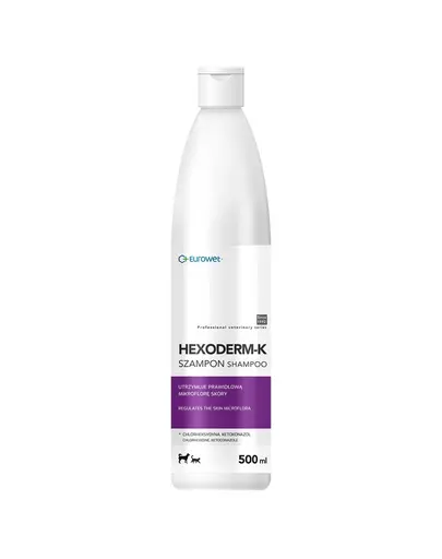 EUROWET Hexoderm-K sampon dermatologic caini si pisici 500 ml