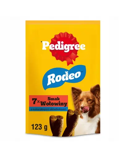 PEDIGREE Rodeo Beef 70 g recompense de ros pentru caini, cu vita