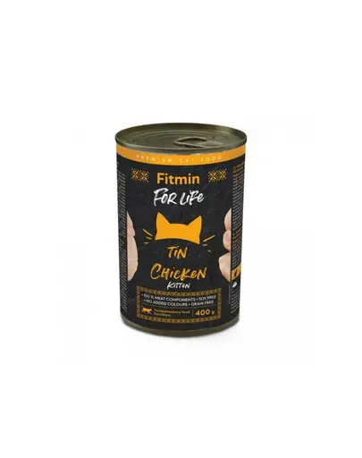FITMIN For Life Kitten hrana umeda pentru pisoi, cu pui in sos 400 g