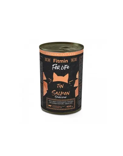 FITMIN For Life Cat Somon in Sos Hrana Umeda pentru Pisici Sterilizate 400 g