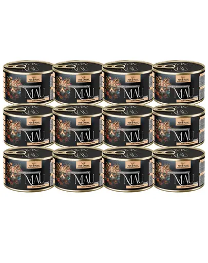 MAU Pate & Filet Rata cu merisoare si melisa 12x185 g hrana umeda pentru pisici sterilizate