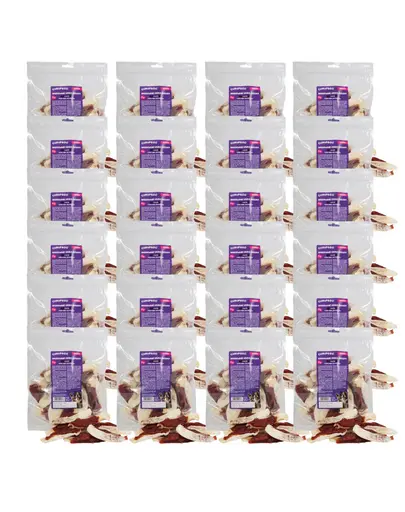 CHRUP&GO Urechi de iepure umplute 24x500 g recompense pentru caini