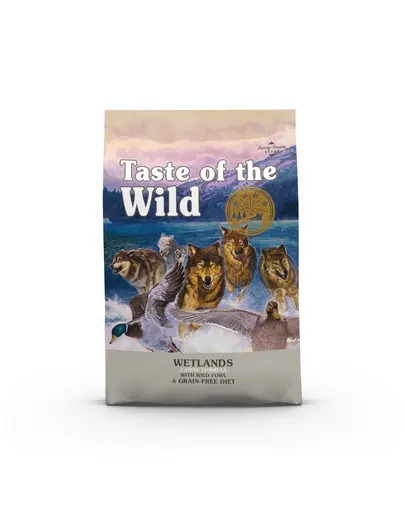 TASTE OF THE WILD Wetlands 2x5,6 kg hrana uscata pentru caini, cu carne de pasare salbatica