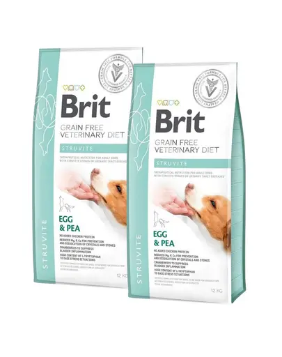 BRIT Veterinary Diet Dog Struvite 2x12kg hrana uscata dietetica pentru caini cu afectiuni urinare
