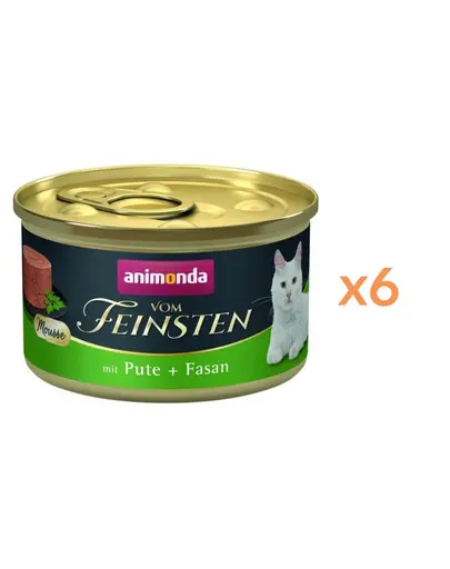 ANIMONDA Vom Feinsten Mousse hrana umeda tip mousse pentru pisici cu pui si ton 6x85 g