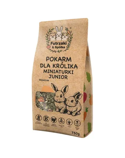 Hrana iepuri pitici junior fara cereale KUCHNIA SZEFA 750 g