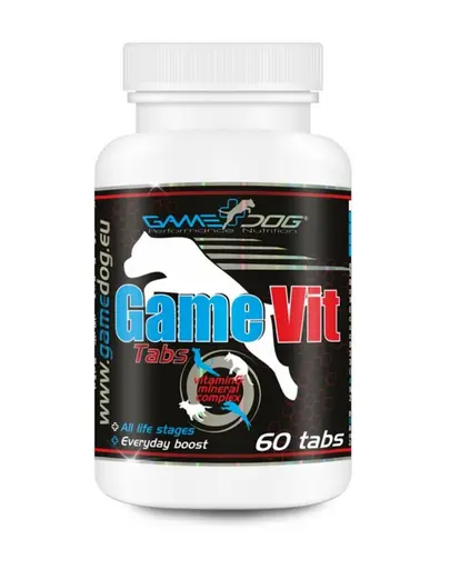 Vitamine caini cu minerale GAME DOG 60 tab. pentru energie si recuperare