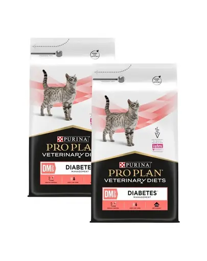 PURINA PRO PLAN Veterinary Diets Feline DM St/Ox Diabetes Management 2x5 kg hrana uscata dietetica pentru pisici cu diabet