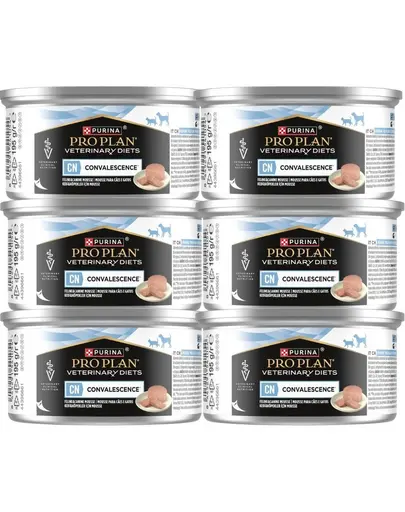 PURINA PRO PLAN Veterinary Diets Canine & Feline CN Convalescence 6x195 g hrana umeda dietetica pentru caini si pisici in perioada de recuperare