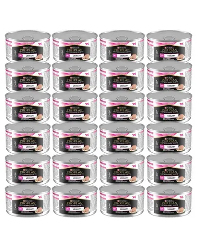 PURINA PRO PLAN Veterinary Diets Feline UR St/Ox Urinary 24x195 g hrana umeda dietetica pentru pisici, pentru sustinerea sanatatii tractului urinar