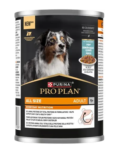 PURINA PRO PLAN Everyday Nutrition Adult peste in jeleu 400 g hrana pentru caini adulti