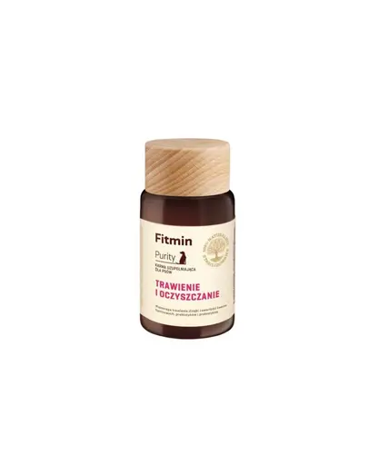 FITMIN Purity Digestie si Detoxifiere Supliment pentru Caini 70 de comprimate