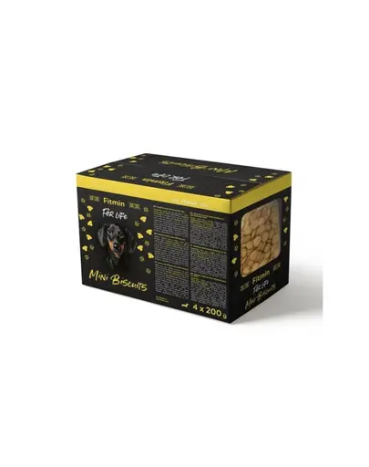 FITMIN For Life Mini biscuiti Multipack, recompensa pentru caini 4 x 200 g