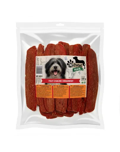Recompense caini rata si vita fara cereale MR. PRETZEL Filet 500 g