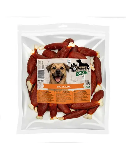 Recompense caini pulpa de rata MR. PRETZEL 500 g