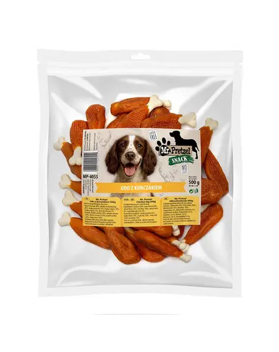 Recompense caini pulpa de pui MR. PRETZEL 500 g
