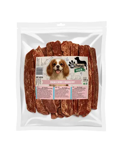 Recompense caini miel si peste fara gluten 500 g MR. PRETZEL Filet