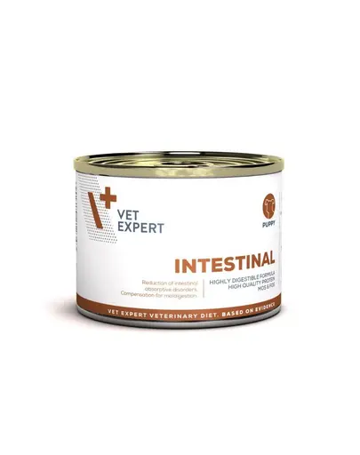 Hrana pentru catei cu tulburari digestive VET EXPERT Veterinary Diet Puppy Intestinal, 200 g cu pui si orez
