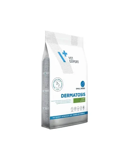 VET EXPERT Veterinary Diet Dermatosis Small Breed 8 kg hrana dietetica pentru caini talie mica cu dermatoze si intolerante, cu iepure si cartofi